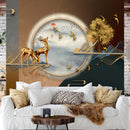 White Golden Customize Wallpaper