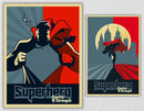 Superhero Wall Poster, Set Of 2