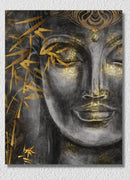 Grey And Black Buddha