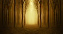 Yellow Nature Tree Art Self Adhesive Sticker For Refrigerator