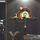 Radiant Gold Wall Clock