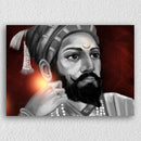 Grey Shivaji Painting
