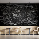 Asian Taste Black Customize Wallpaper