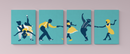 Dancing Couples Set Of 4