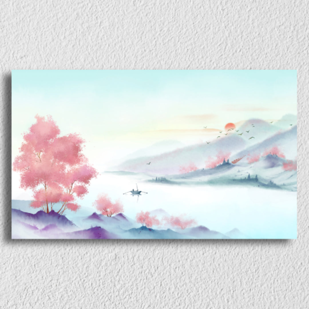 Blue Abstract Scenery