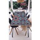 Blue Red Mandala Pattern Art Self Adhesive Sticker For Table