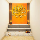 Om Art In Golden Patels Self Adhesive Sticker Poster