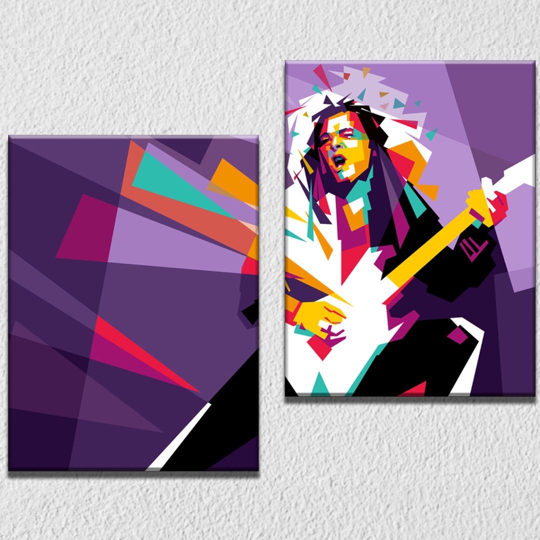 Nirvana Music Pop Art, Set of 2