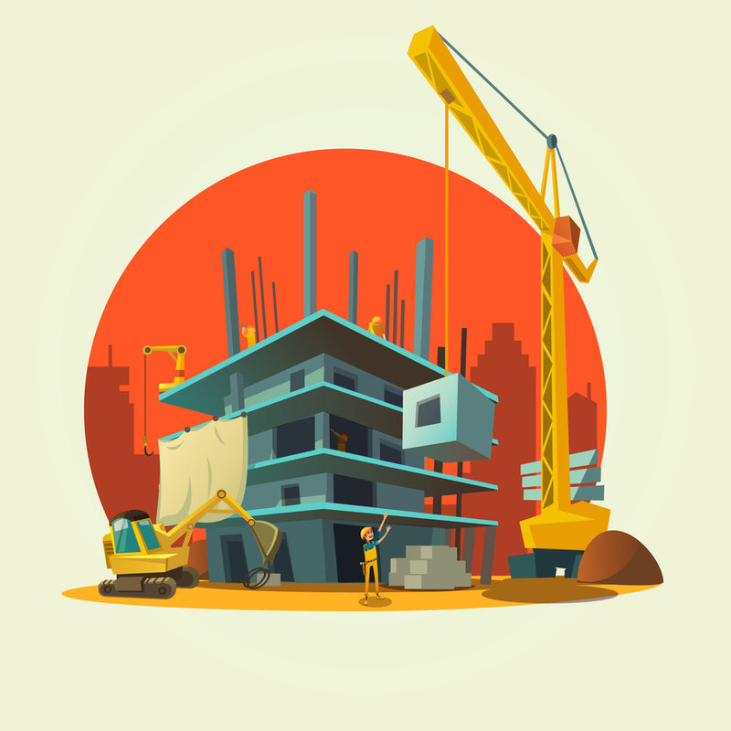 Construction Worker Icon Wallpaper