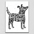 Dog Best Friend Wall Art