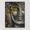 Grey And Black Buddha