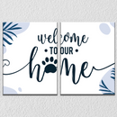Welcome To Our Home Wall Art, Set Of 2