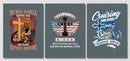 Biker Quotes Wall Art, Set Of 3