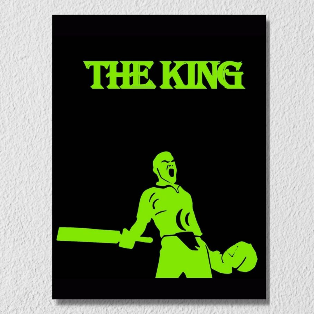 The King Cricket Wall Art