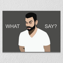 Virat Funny Wall Art