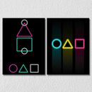 Squid Game Wall Art, Set Of 2