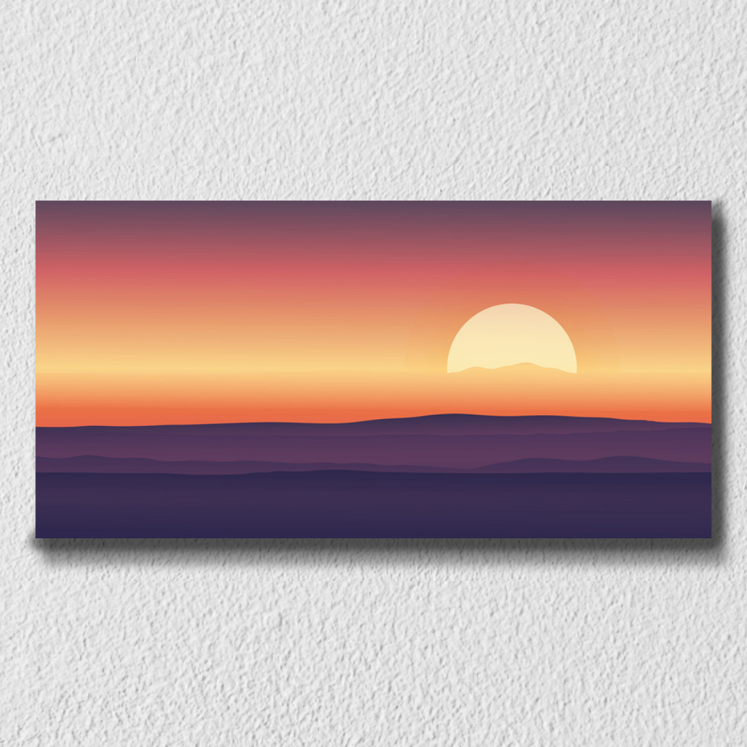 Sunset And Sunrise Wall Art 13