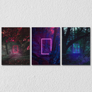 Stranger Things Wall Art, Set Of 3