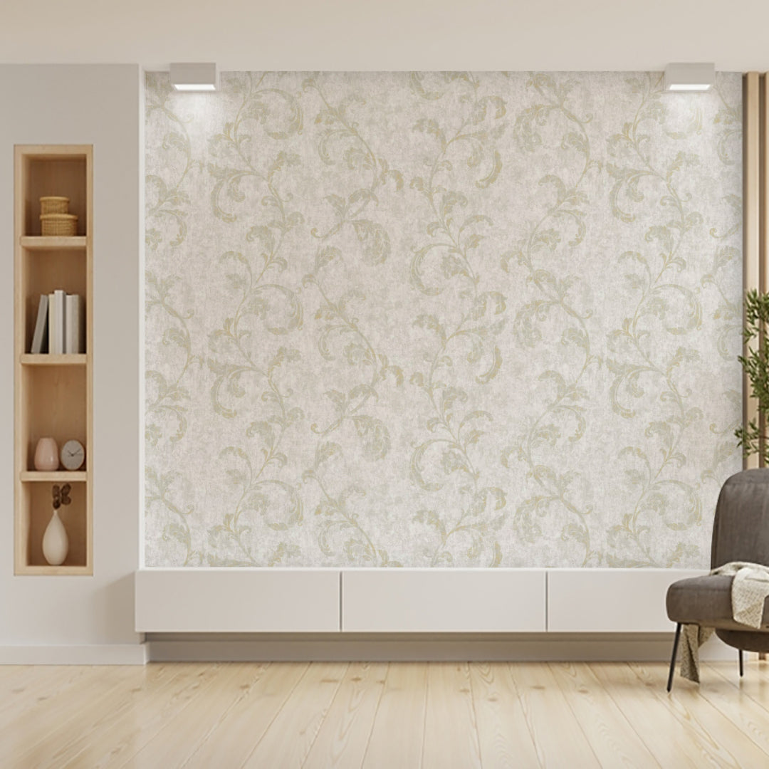 Veluce Faded leaf pattern Wallpaper