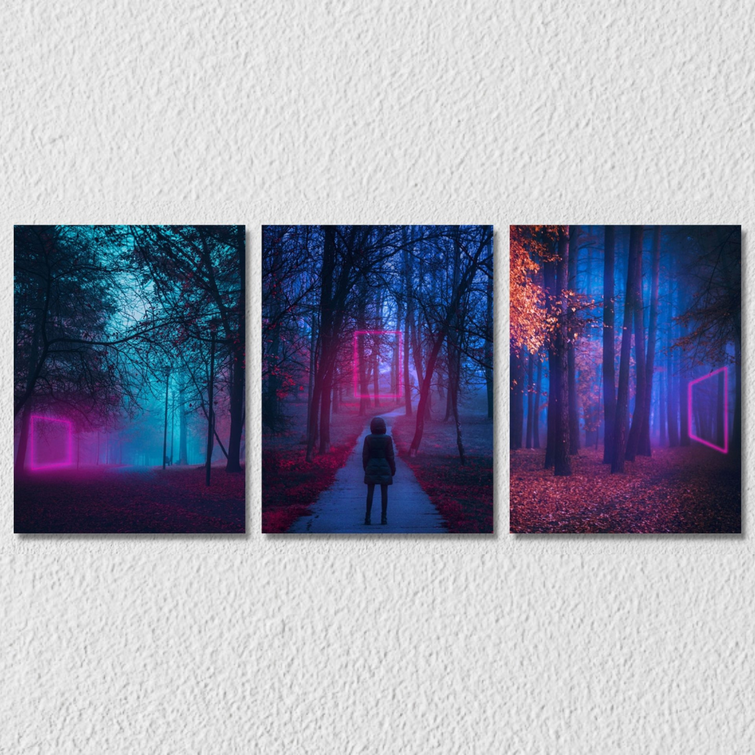 Stranger Things Wall Art, Set Of 3