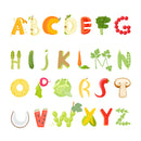 Veggie Alphabate Customize Wallpaper