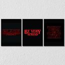 Stranger Things Wall Art, Set Of 3
