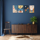 Beach Inspired Wall Art 6, Set Of 4