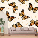 Orange Butterfly Wallpaper