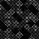 Black Shaded Diamond Shape Art Self Adhesive Sticker For Table