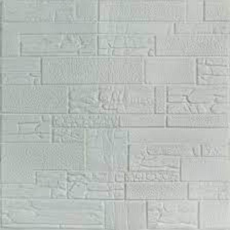 White Shaped 3D Foam Panel