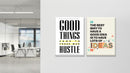 Good things come to those who hustle Set of 2