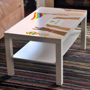 Love Is Love LGBTQ Flag Self Adhesive Sticker For Table