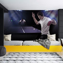 Table Tennis Player Serving Wallpaper