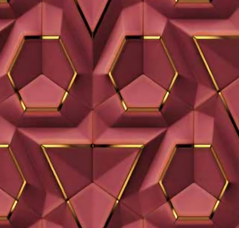 Shine 2 Geometric 3D Wallpaper