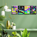 Psychedelic Wall Art, Set Of 4