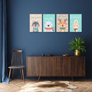 Wisdom By Animals Art, Set Of 4