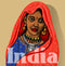 Retro Rajasthani Girl Wallpaper