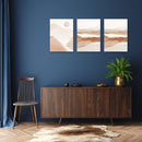 Mountains And Sun Art, Set Of 3