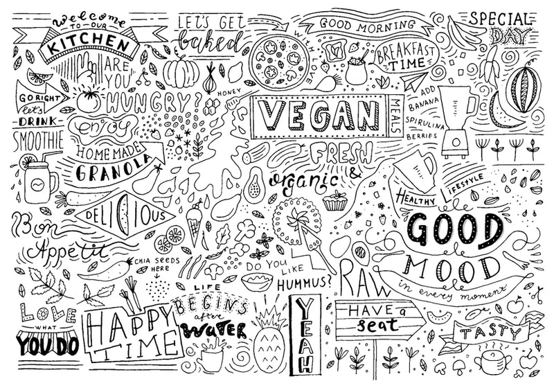 Good Mood Vegan Customize Wallpaper