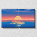 Sunset And Sunrise Wall Art 8, Set Of 2
