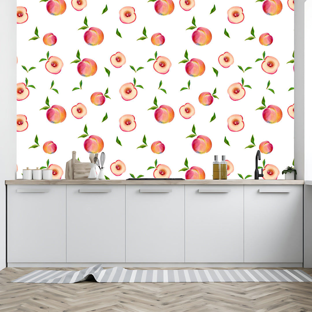 Peach Fruit Customize Wallpaper