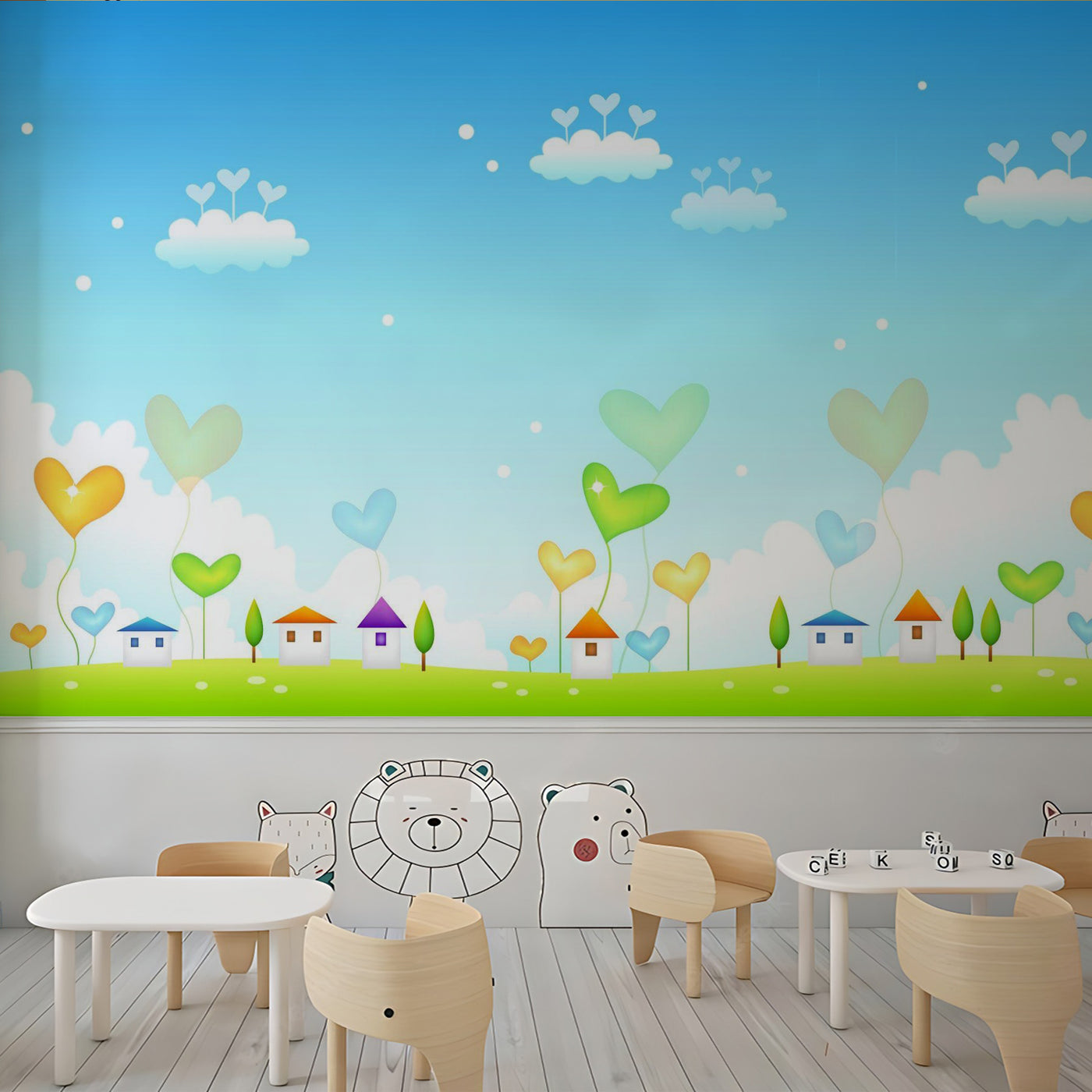 Cloud Vector School Wallpaper