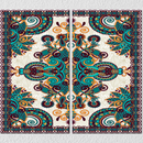 Blue Pattern Art, Set Of 2