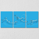 Cricket Baller Wall Art, Set of 3