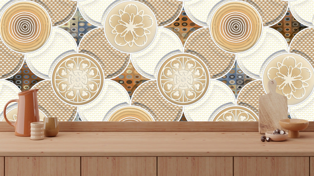 Kitchen Tiles Customised Wallpaper