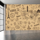 Paris Visa Ticket Wallpaper