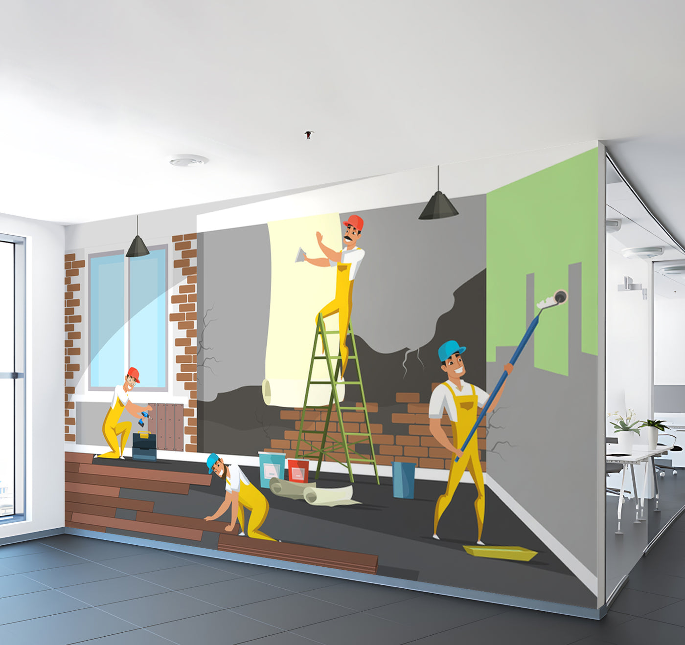 Constructure Workers Wallpaper