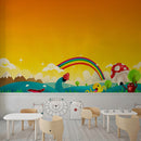 Rainbow Doodle Wallpaper