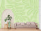 Green Leaves Pattern Customized Wallpaper