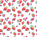 Strawberry Art Self Adhesive Sticker For Refrigerator